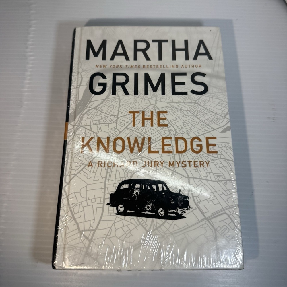 The Knowledge A Richard Jury by Martha Grimes 2018 Hardcover Brand New Wrapped